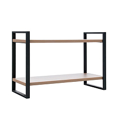 CombiK S 100/2 Стеллаж напольный металл / дерево, натуральный вяз / черный