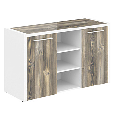 MTF 140 Тумба под холодильник 140x49,2x82,8 MORRIS дуб базель/белый