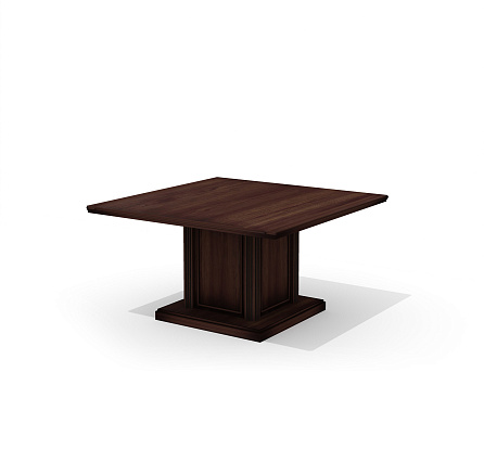 Dan-140.1 Модуль стола для переговоров 140x140x76 Dante орех бреннерский/орех темный