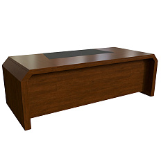 28100 Стол руководителя Kingston темный орех