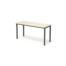 WM-2 + WM-2-01 Прямой стол на металлокаркасе Work дуб Сонома светлый