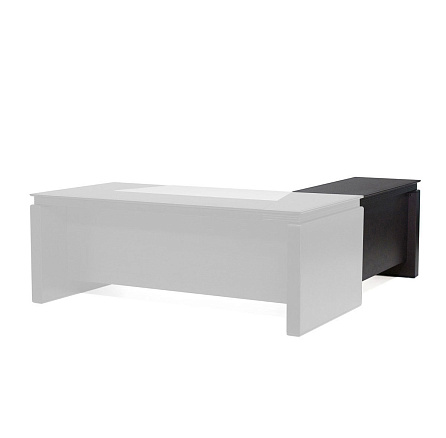 105 202 FE Приставка для стола sx/dx 52x120xh75,8 LAGO Дуб ферро