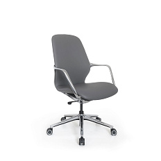 ART-Star-M (pu) Кресло экокожа, крестовина алюминий, механизм мультиблок обивка темно-серый 2630