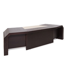 105 102 FE/SC CANVAS Стол для руководителя 290x120xh75,5 MARE дуб ферро/беж