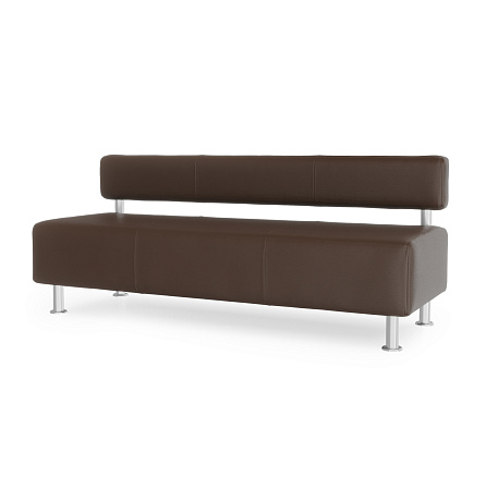 Максим-3 Диван 3-мест. 182x67x76 см Art-Vision 192 темно-коричневый
