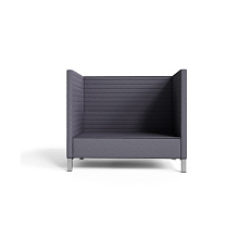 Руссо-2.2Т  Диван 2-мест. 158x73x134 см микрошенилл Lounge 14 асфальт