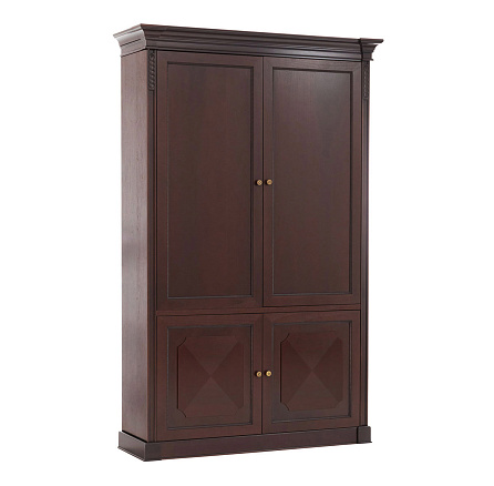 106 511/602 Шкаф закрытый 147x50x234 DOGE орех танганьика