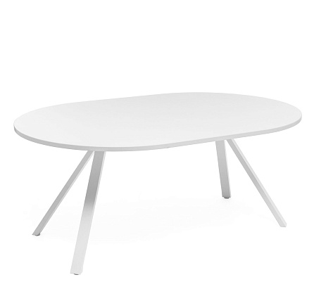 AS180 Стол конференц 180x120x75 FERMO белый / белый 