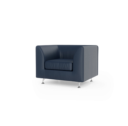 Ева-1 Кресло 1-мест. 90x77x70 см Art-Vision 106 тёмно-синий