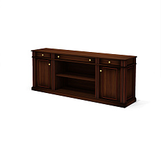 Dan-33 Греденция 200x44x78 Dante орех бреннерский/орех темный