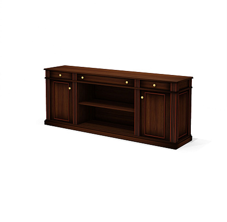 Dan-33 Греденция 200x44x78 Dante орех бреннерский/орех темный