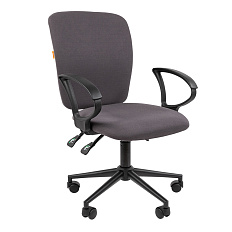 9801 BLACK Chairman Кресло ткань серый Т-13, крестовина черный, 7150936