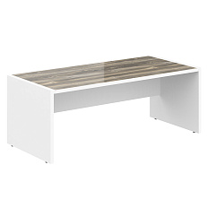 MST 209 Стол руководителя 200x90x75 MORRIS дуб базель/белый