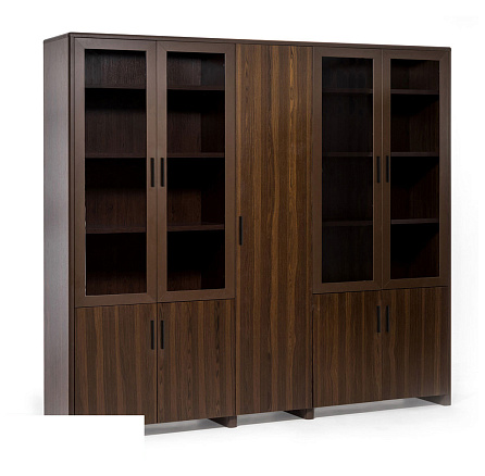 102 706 Шкаф комбинированный 227x45x211 FORTE орех WA