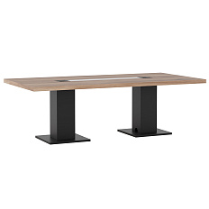 190700 Стол конференц 240x120x76 LIVERPOOL орех