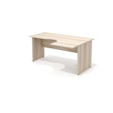 А-44R Стол эргономичный 160x110x75 Агат ясень Шимо N