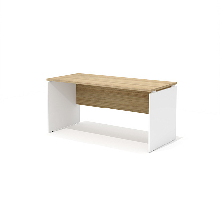 R-2 Стол прямой 160x70x75 Rio Base вяз швейцарский/белый