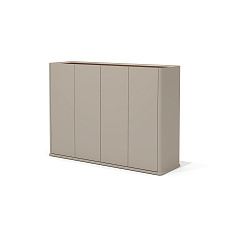 AS-44 Шкаф 171х52х123 Aston дуб Дюваль/серый кварц/мокко