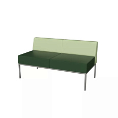 M3-2D Секция 2-мест. экокожа 130x65x71 см Art-Vision 104 зеленый / све-зеленый ART-VISION 179