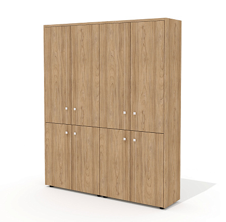 Шкаф для документов (комплектация 36) 163,6х37х200,8 Рио Директ / Rio Direct вяз швейцарский/беж