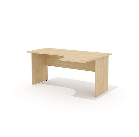 G-106R Стол эргономичный 160x110x75 Гамма / Gamma дуб Виченца