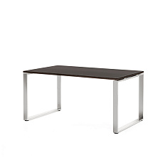 RO160 Стол руководителя 160x90x77 ROTONDA венге / хром CH/V3V2