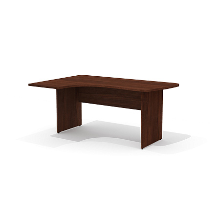 G-104L Стол эргономичный 160x110x75 Гамма / Gamma орех Артемид