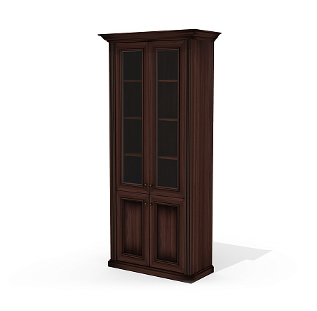 Dan-57 Шкаф  109,6x49x232,5 Dante орех бреннерский/орех темный