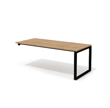 RD-200.1 Стол руководителя 200x90x75 Рио Директ / Rio Direct вяз швейцарский/металл черный