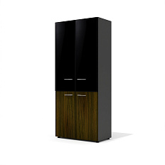 KV-46 + KV-7.1 (x2) + KV-04.1L + KV-04.1R Шкаф Kvins дуб жженый N/антрацит