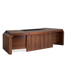 105 102 WALM/SC BLACK Стол для руководителя 290x120xh75,5 MARE итал.орех/черный