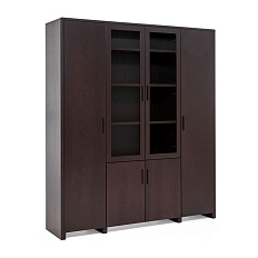 102 703 Шкаф комбинированный 183x45x211 FORTE палисандр PL