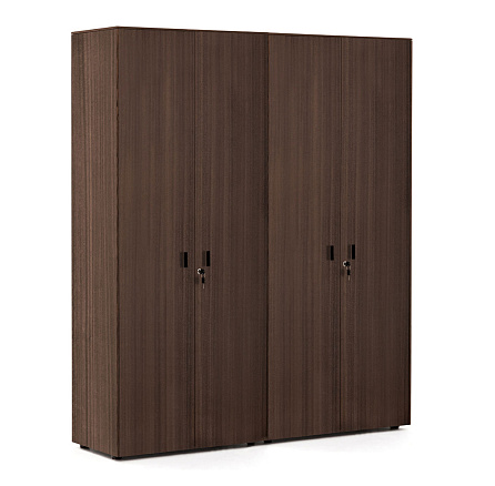 109 727 ECL 01 Шкаф для бумаг +гардероб 162x44xh197,5 Enzo эвкалипт мореный/ черный