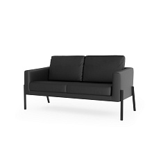 Харди-2 Диван 2-мест. 160х78х83 см Boom midnight черный