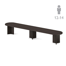 131S_SET4 Стол переговоров 300x100x77 SIRIUS / POZITANO венге