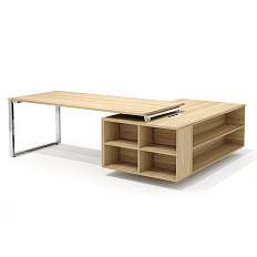 RD-200.1S + RD 38S L Стол руководителя левый Rio Direct швейцарский вяз