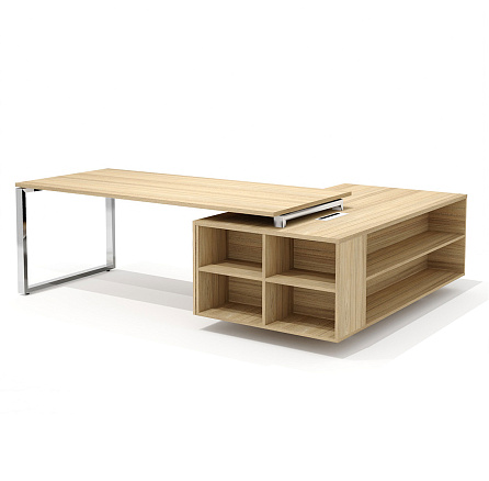 RD-200.1S + RD 38S L Стол руководителя левый Rio Direct швейцарский вяз