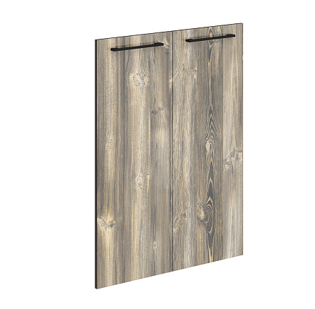 MMD 42-2 Двери для шкафа 84,4x113,2x1,8 см, MORRIS дуб базель / венге