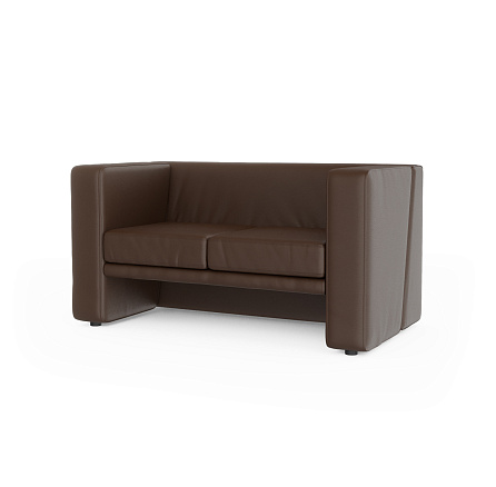 Тайм-2 Диван 2-мест. 132x71x67 см Art-Vision 192 темно-коричневый