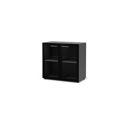 KV-42 + KV-03.1L + KV-03.1R Шкаф Kvins антрацит / стекло тонированное