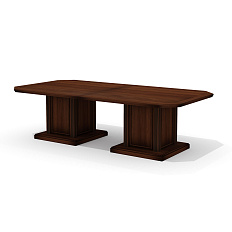Dan-140 (x2) Стол для переговоров орех бреннерский/орех темный