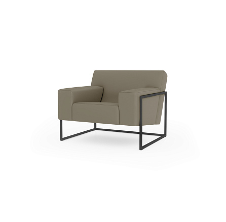 Рэй-1 Кресло 1-мест. 93х87х76 см Boom stone серо-коричневый