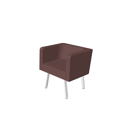 Эйр Зон / Air Zone-1 Кресло 1-мест. 70x64x77 см микрошенилл Лаунж / Lounge 09 кофе