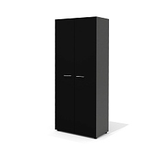 KV-46 + KVS-9.1 (x2) Шкаф Kvins Slim чёрный/антрацит