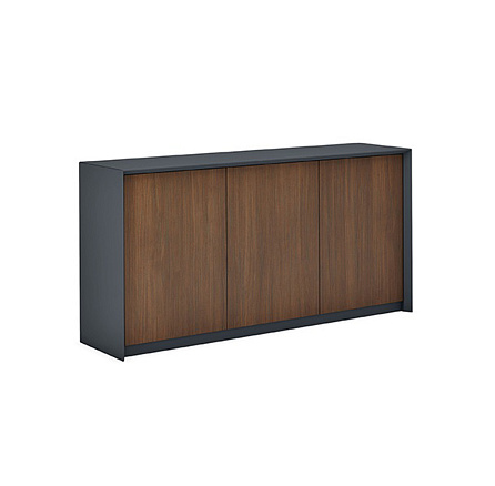 YUE1608 Шкаф-греденция с 3-мя дверками JAGUAR/TA37 /TA12 /1600*400*800 горный орех