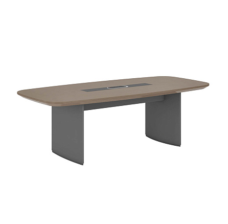 FT2411 Стол переговоров 2400*1100*760 FOSTER серебряная жемчужина