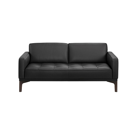 Темплтон М-06 Диван 2-мест. экокожа  163*82*75 Орегон 16 черный