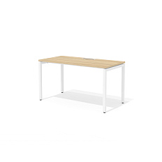 RM-3.1 + F-21M Стол прямой с люком на металлокаркасе Rio Project швейцарский вяз / белый