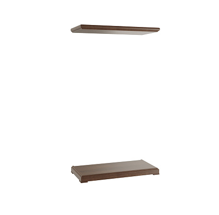 29572 Топ + цоколь шкафа 117x55x10 MINISTRY дуб шоколад