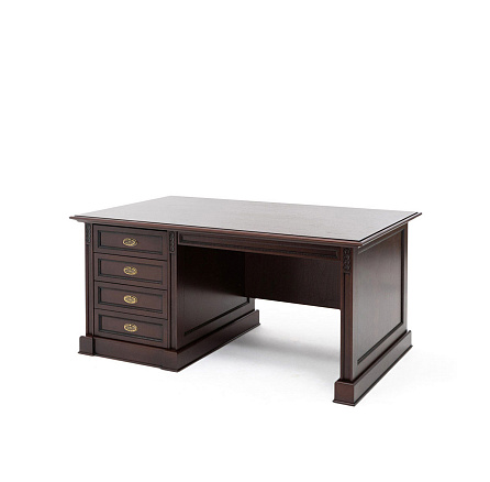 106101 Стол для руководителя 156x95x77 DOGE орех танганьика